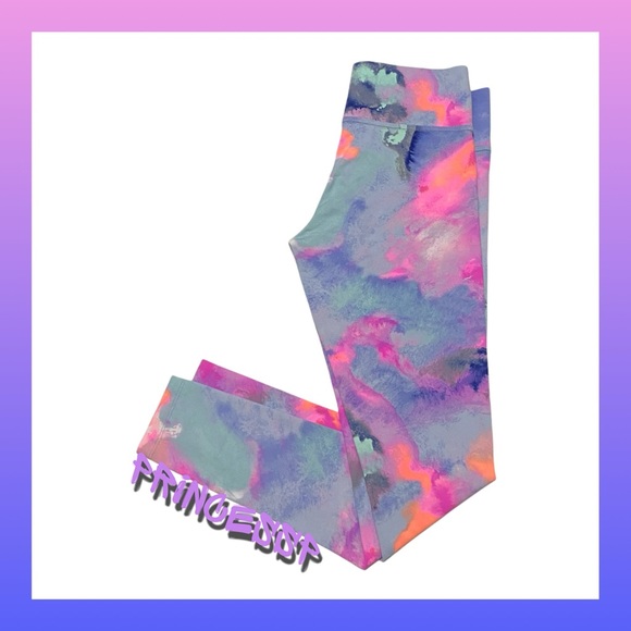 PINK VS WATERCOLOR BLING HOODIE AND LEGGINGS SET - Picture 9 of 9